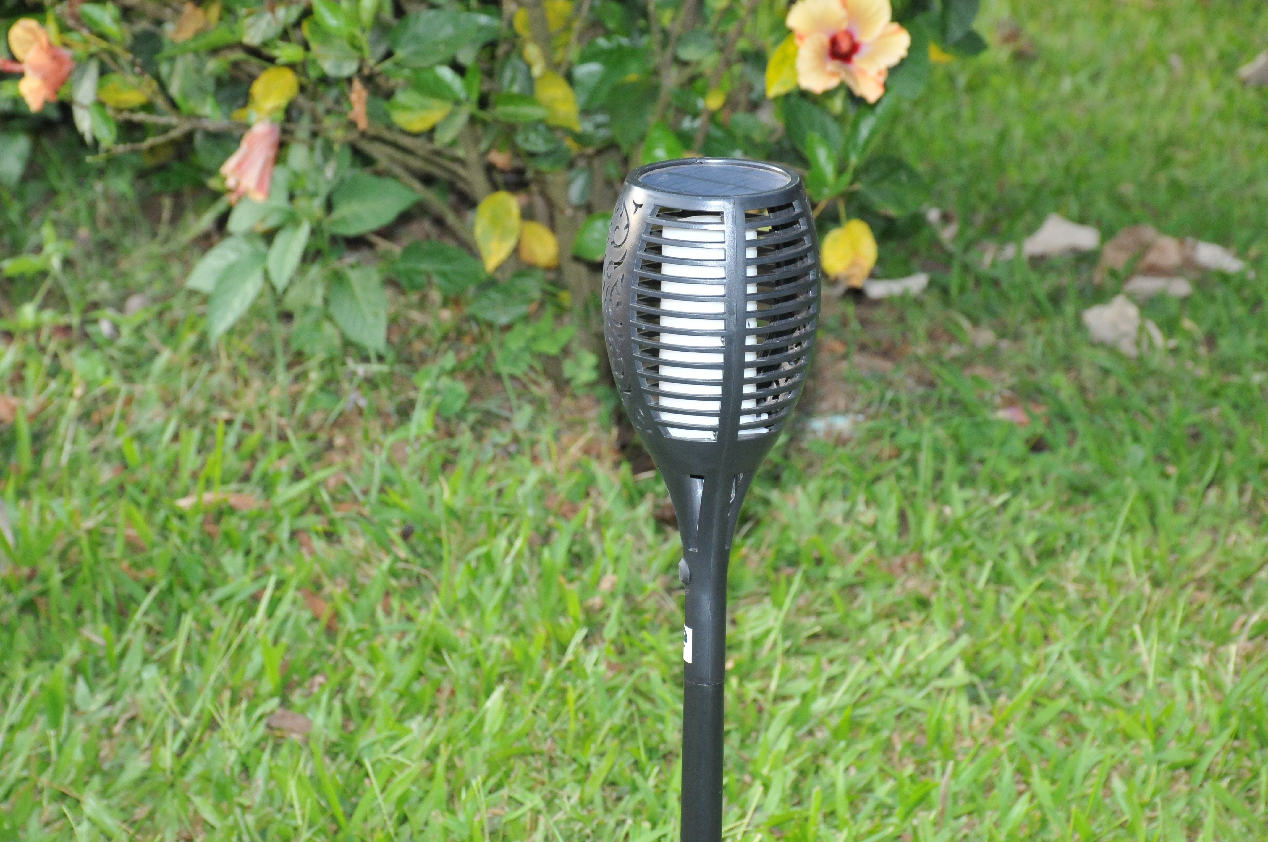 Solar Garden Fire Burn LED Light - TTSGFBL05W - tapetum.in