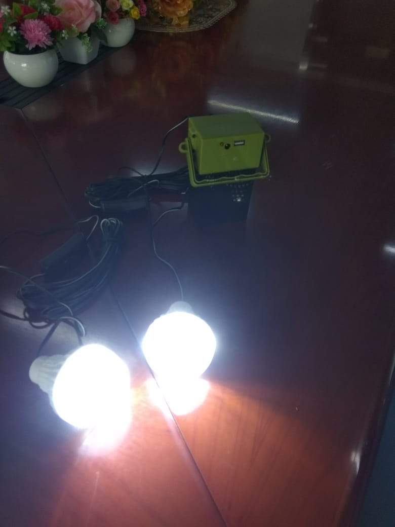Solar Emergency Home Light with 3 Bulb - TTSEHL3W (Pack of 6) - tapetum.in