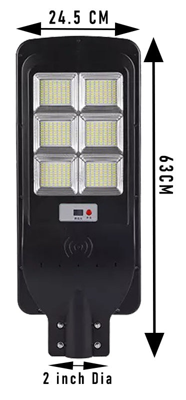 Solar Street Light 120 Watt LED Chip Owl Series Motion Sensor - TTOWL120W