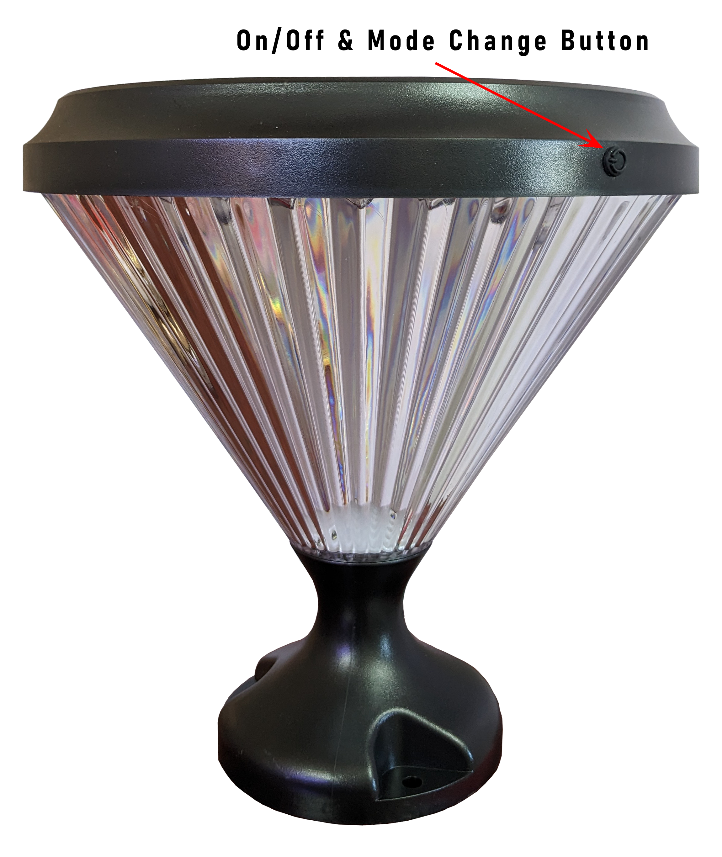 Solar Opal Pillar Light 18 Watt Warm White - TSOPL18W