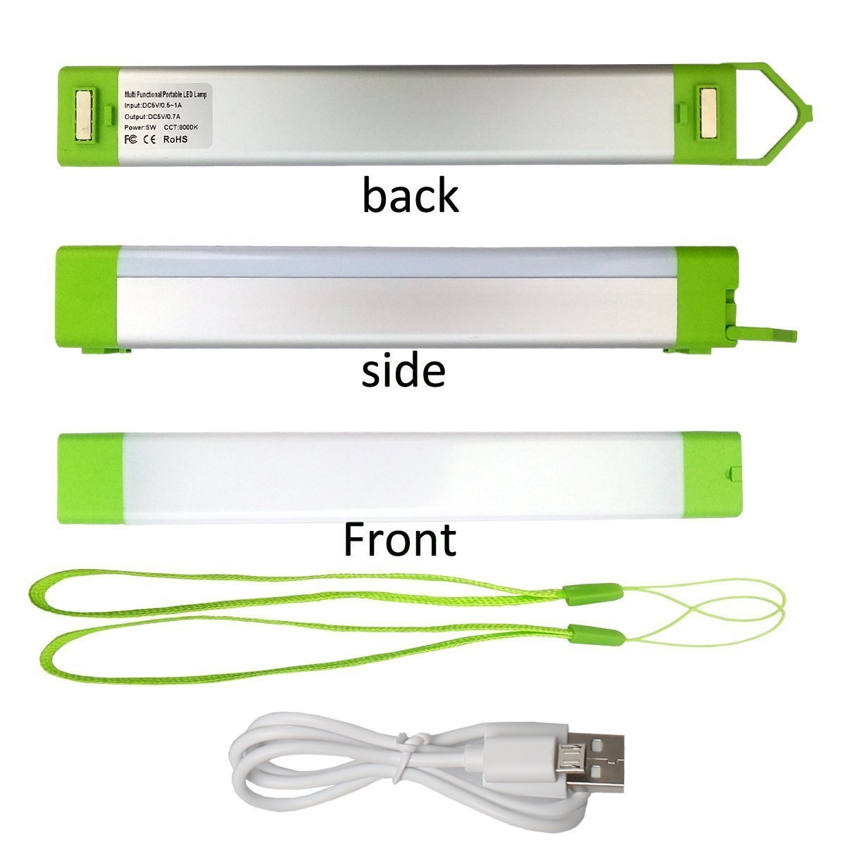 Solar Emergency Tube Light 3 Watt - White - TTSELTL3W - tapetum.in