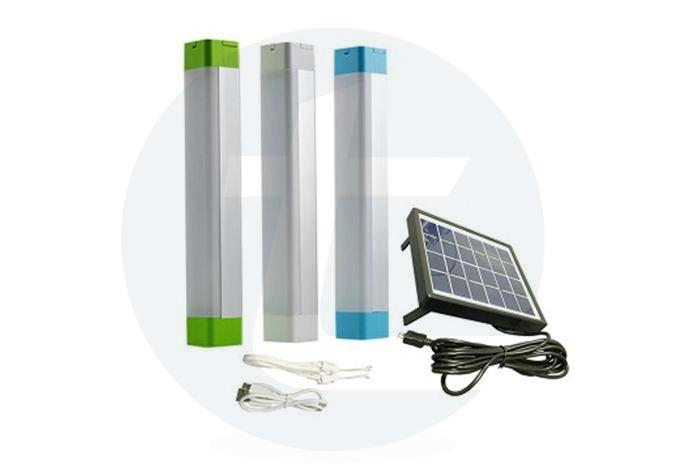 Solar Emergency Tube Light 5 Watt - White - TTSELTL5W (Pack of 10) - tapetum.in