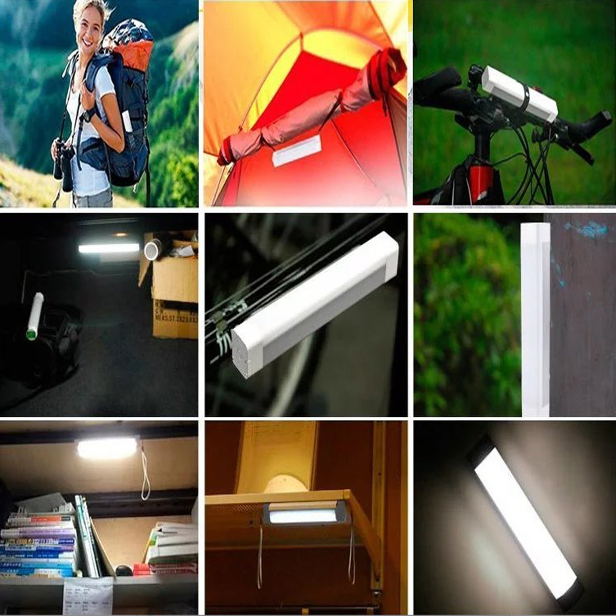 Solar Emergency Tube Light 8 Watt - White - TTSELTL8W - tapetum.in