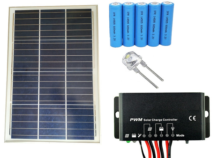 Efficiency of Solar Panel , LED , Battery , Charge Controller