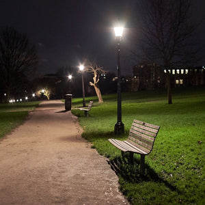 Solar lighting for parks