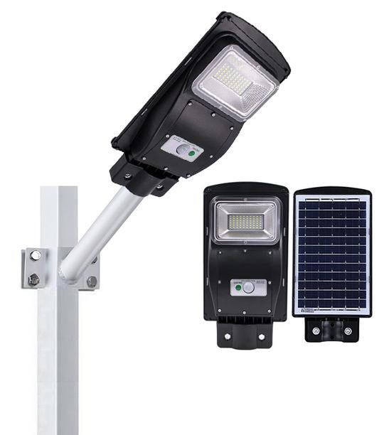 How is a solar street light made?