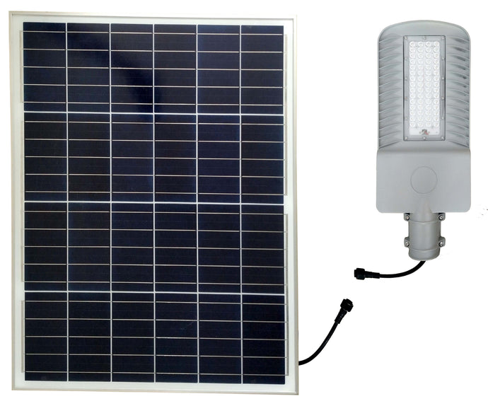 solar street light installation check
