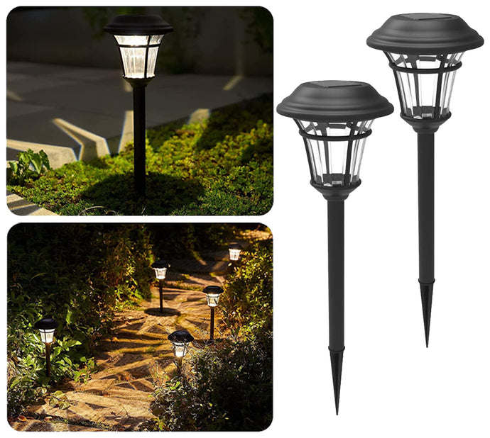 Solar Starlit Pathway Garden Light- TTSSPL2W (Pack of 2)