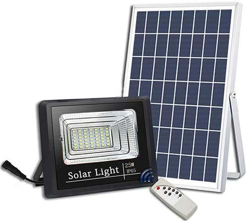 Solar Flood Light - 25 Watt With Remote - TTSFL25W